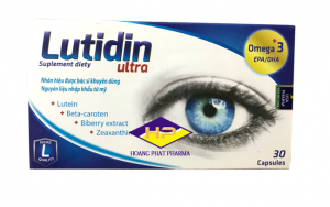 Viên uống bổ mắt ngừa cận thị Lutidin Ultra Hộp 30 viên