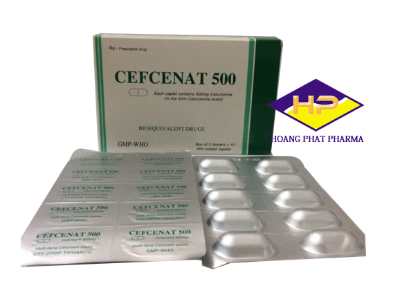 Cefcenat 500 mg-Cefuroxim 500mg
