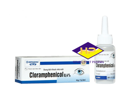 Nhỏ mắt Cloramphenicol 0,4% HD