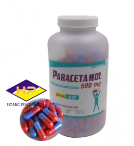 Paracetamol 500mg Chai 500 viên Cửu Long