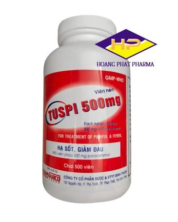 Thuốc TUSPI 500mg – Paracetamol